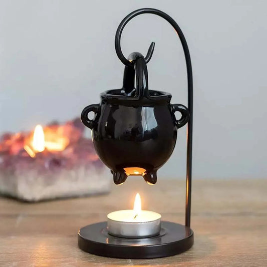 Ceramic Essential Oil and Wax Melt Warmer – Tealight Holder and Diffuser