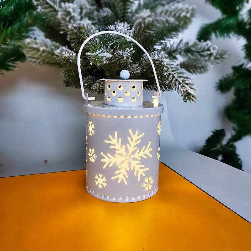 Small LED Christmas Lantern Candles