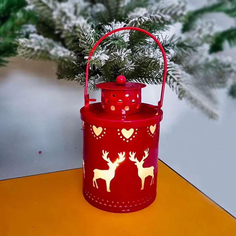 Small LED Christmas Lantern Candles 