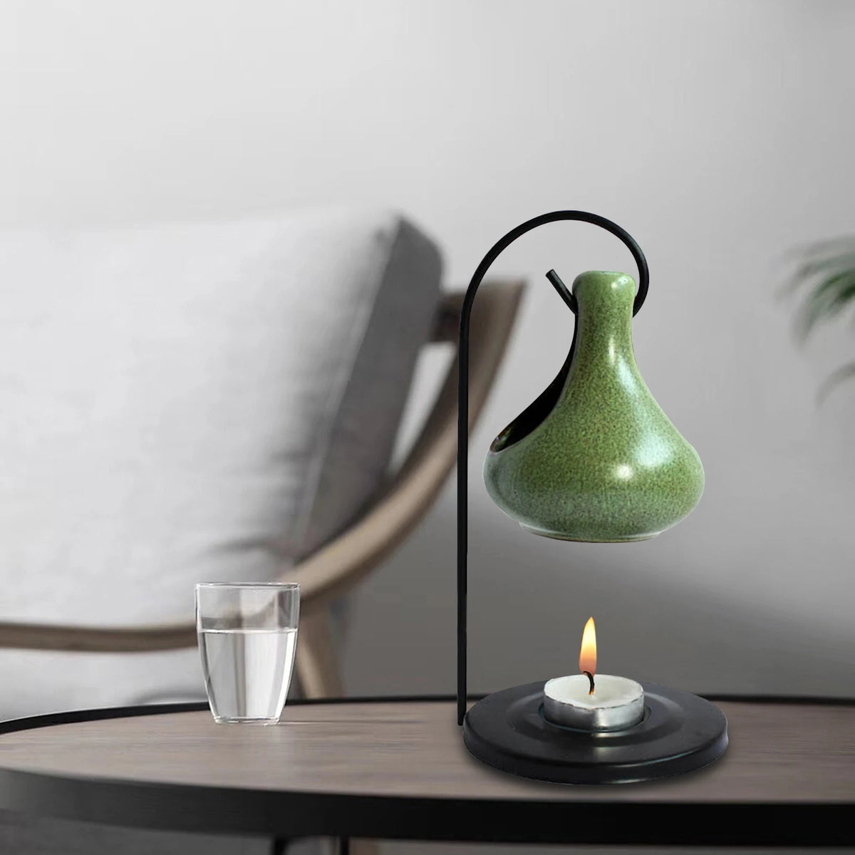 Ceramic Essential Oil and Wax Melt Warmer – Tealight Holder and Diffuser