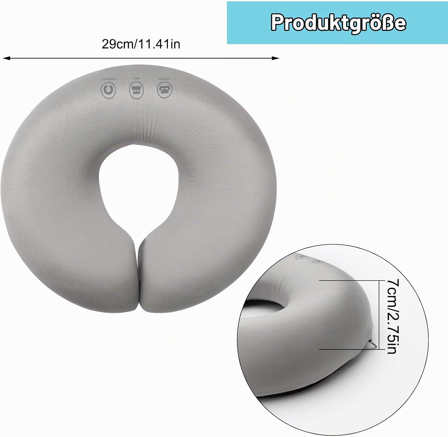 Massage-Gesichtswiegenkissen, Lochkissen Massage Kopfstütze