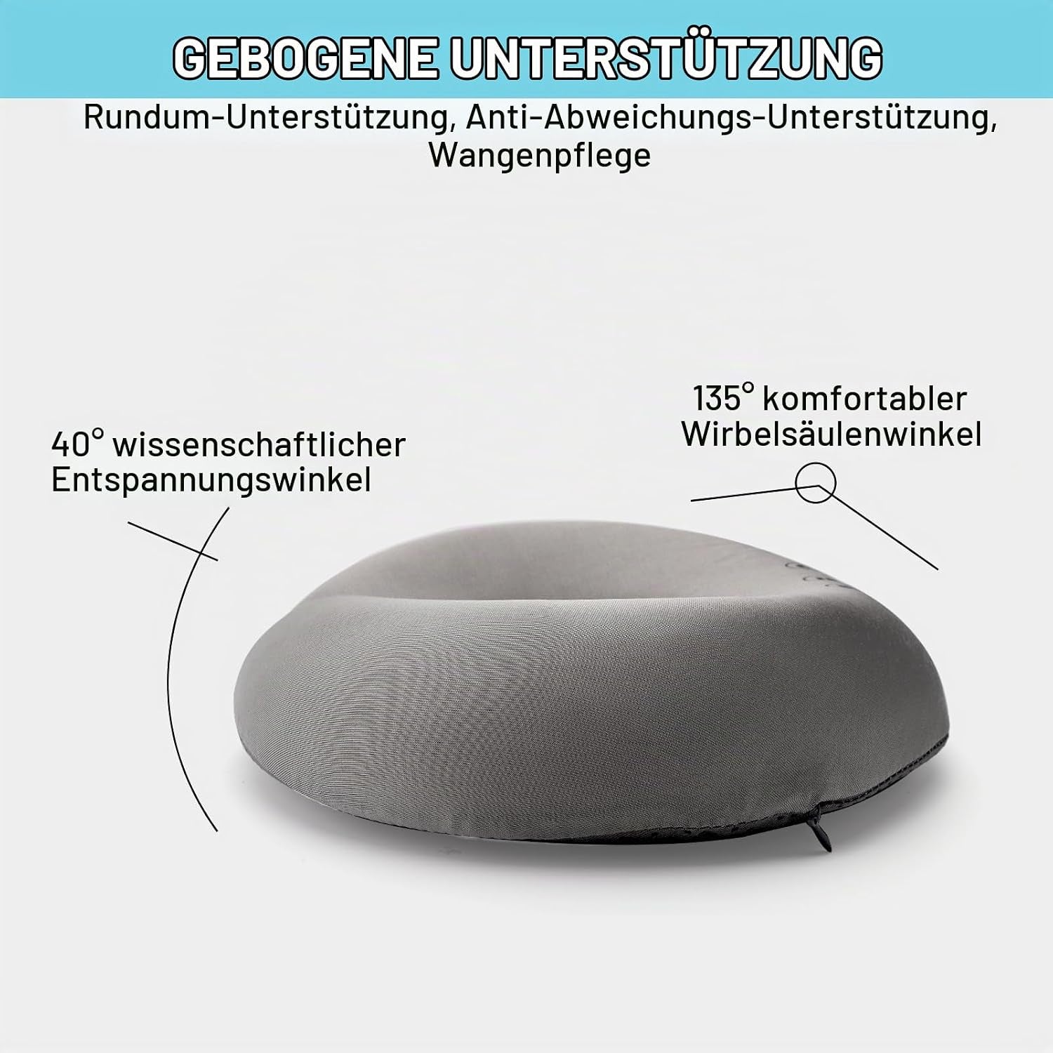 Massage-Gesichtswiegenkissen, Lochkissen Massage Kopfstütze