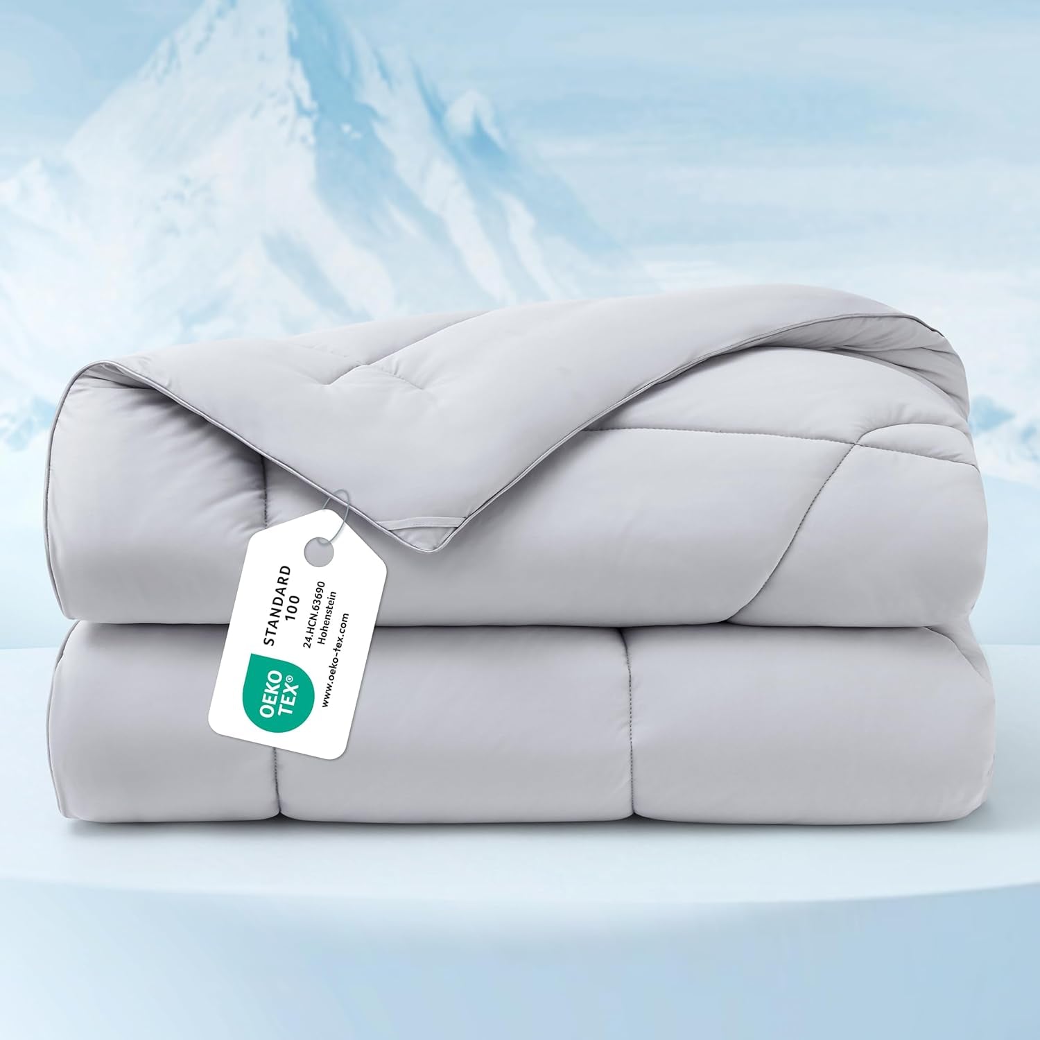 BEDSURE Kühldecke 260X240 Kühlende Bettdecke - Cooling Blanket Q-Max >0,4
