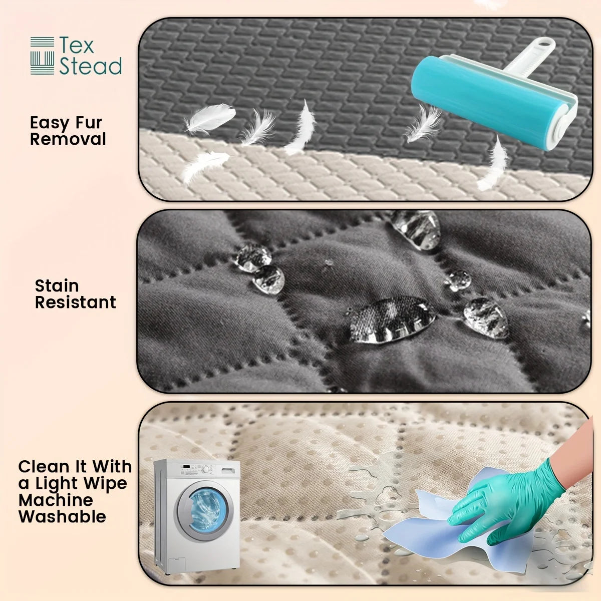 Double-Sided Waterproof Dog Bed Cover Pet Blanket Sofa Couch Furniture Protector for Dogs