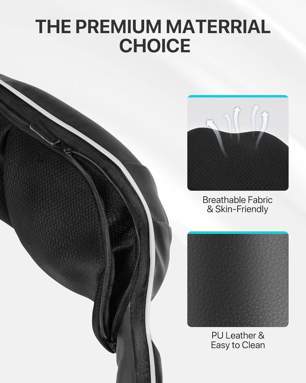 Nackenmassagegerät Mit Wärme, 3D Neck Massager Shiatsu Massagegerät Für Rücken Schulter, Weihnachtsgeschenke Für Papa Mama, Rückenmassagegerät Für Frauen Männer