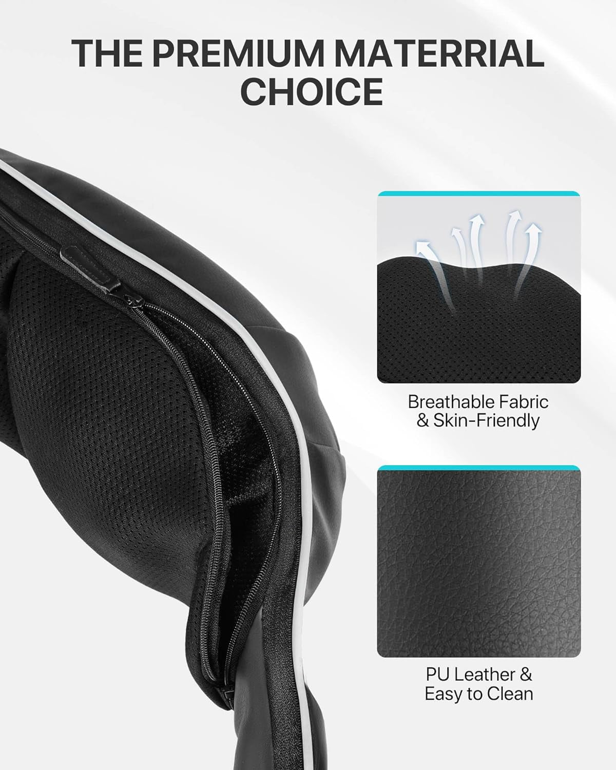 Nackenmassagegerät Mit Wärme, 3D Neck Massager Shiatsu Massagegerät Für Rücken Schulter, Weihnachtsgeschenke Für Papa Mama, Rückenmassagegerät Für Frauen Männer