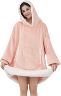 Hoodie Decke - Riesengröße Pullover-Decke Mit Ärmeln, Extrem Wärme & Weiche Flanell Wearable Blanket Geschenk