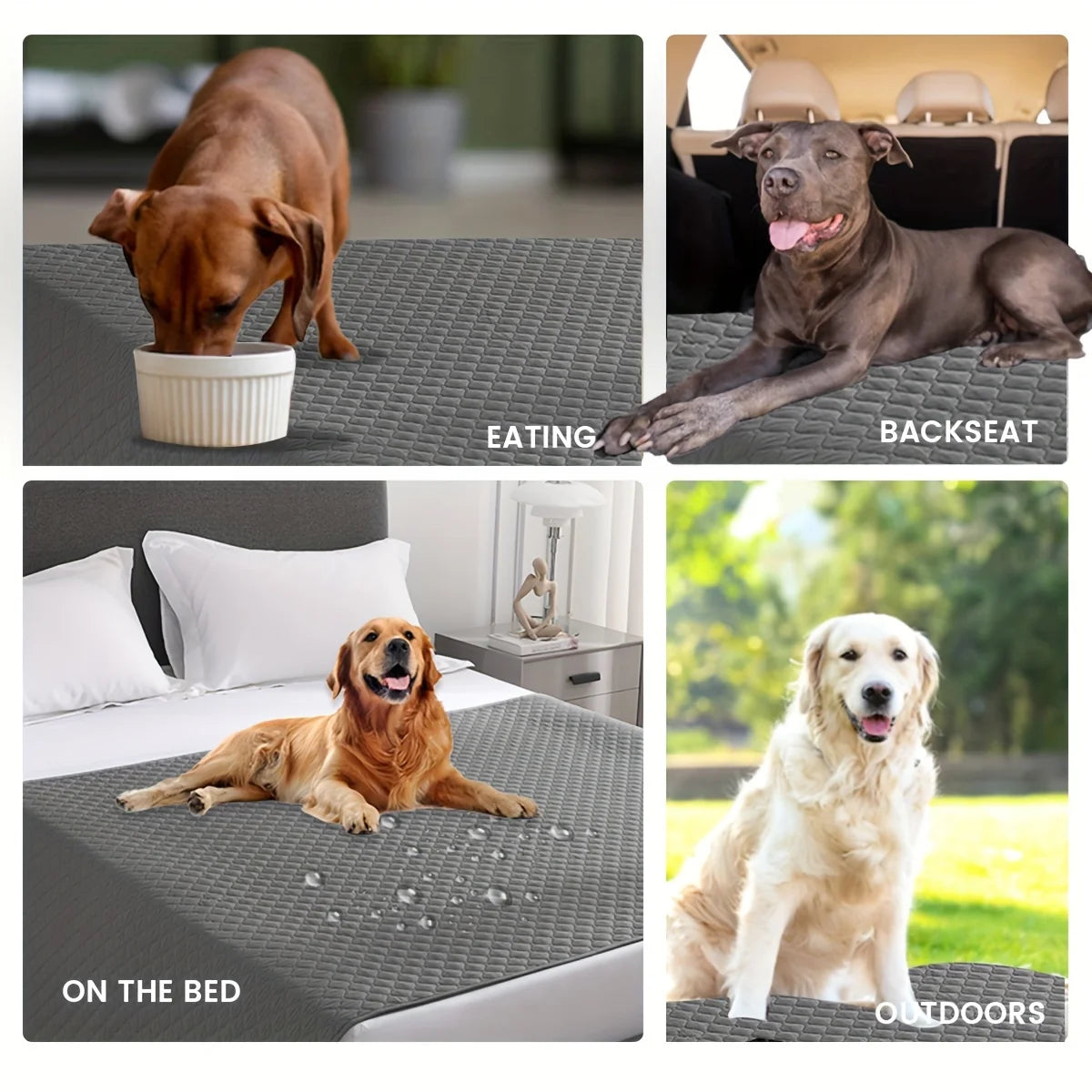 Double-Sided Waterproof Dog Bed Cover Pet Blanket Sofa Couch Furniture Protector for Dogs