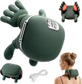 4D Nackenmassagegerät Kabellos, 3 Massagegrade & 2 Temperaturstufen