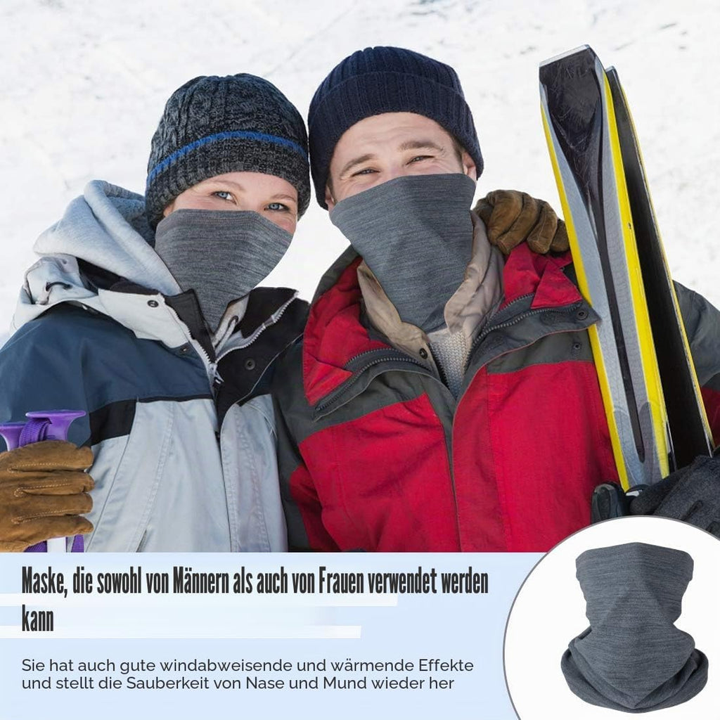 HEGCOIIE Winter Loop Schal Herren & Damen，Fleece Schlauchschal Halswärmer Halstuch Winddicht Ski Maske Warmer Für Outdoor Skifahren Motorrad Laufen Radfahren