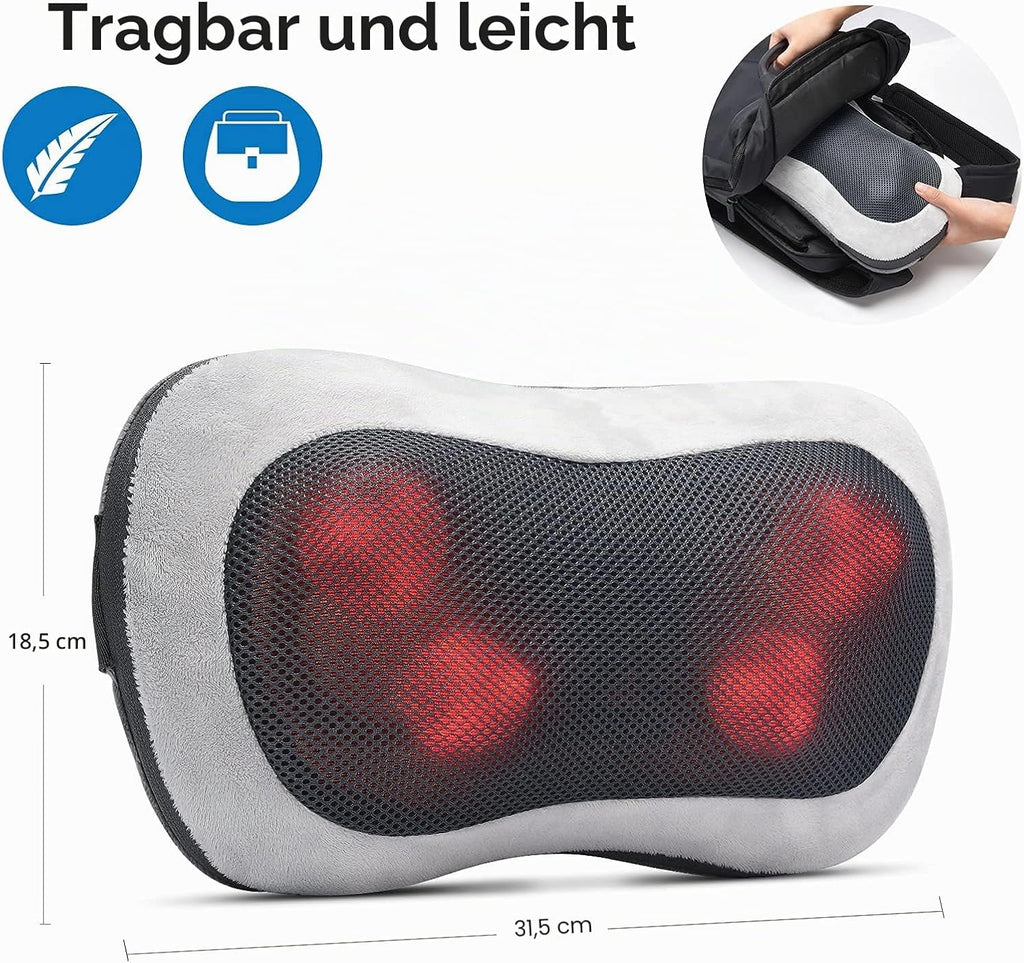 RENPHO Massagekissen Für Rücken Nacken Schulter, Shiatsu Massagegerät