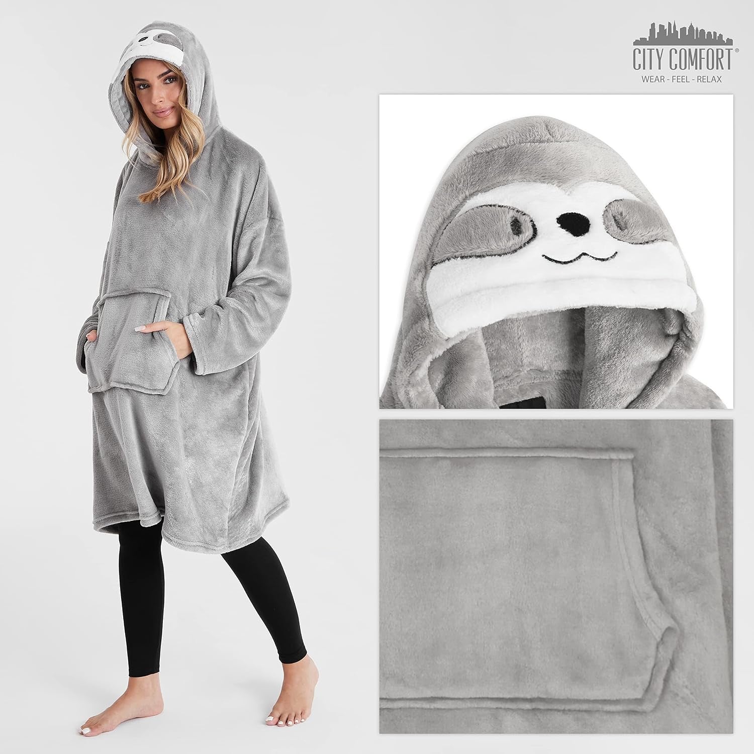 Übergröße Kapuzenpullover Decke Mit Ärmeln Blanket Hoodie Decke Oversized