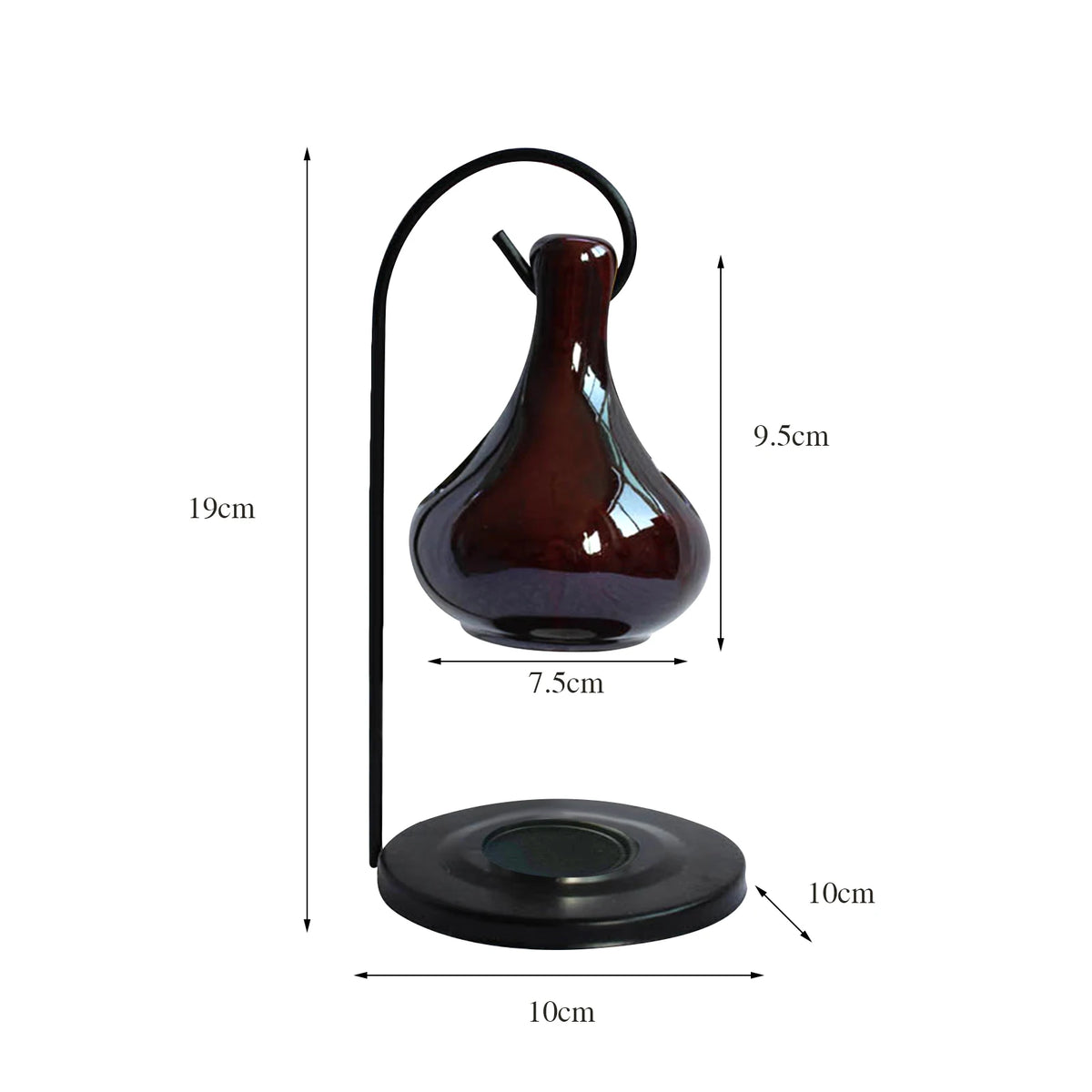Ceramic Essential Oil and Wax Melt Warmer – Tealight Holder and Diffuser