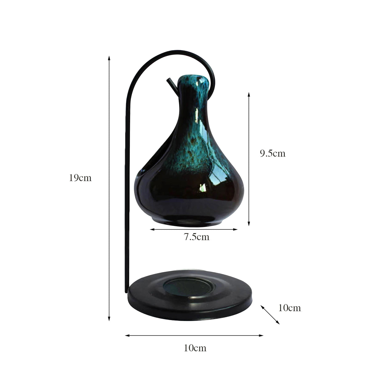 Ceramic Essential Oil and Wax Melt Warmer – Tealight Holder and Diffuser