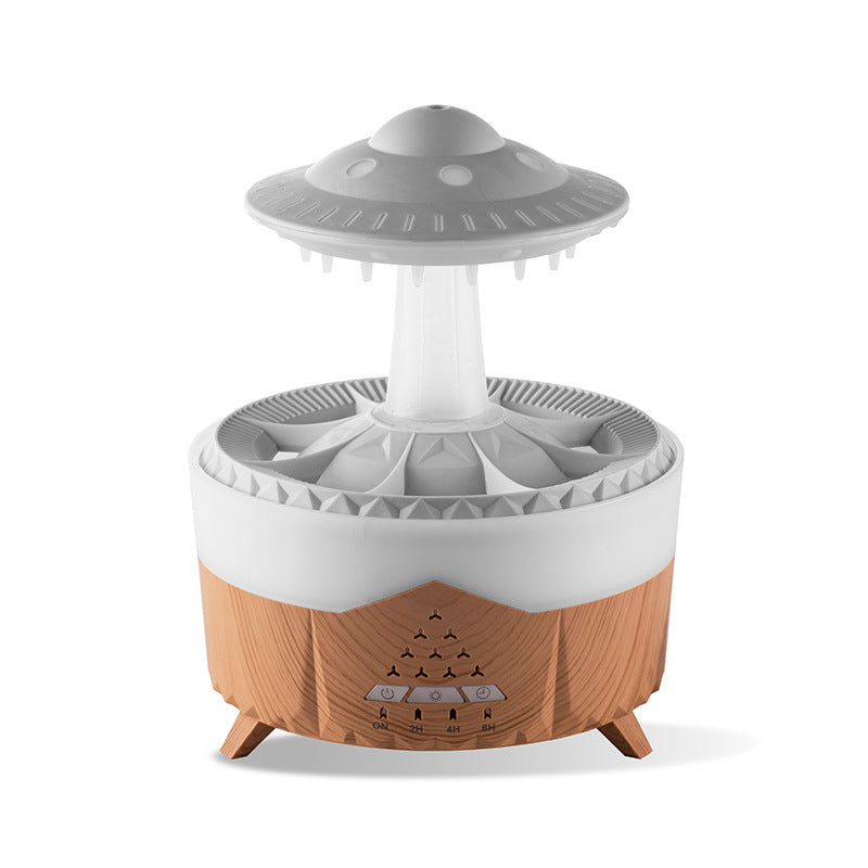  UFO Raindrop Humidifier Water Drop Air Humidifier USB Aromatherapy Essential Oils Aroma Air Diffuser Household Mist Maker Home Decor