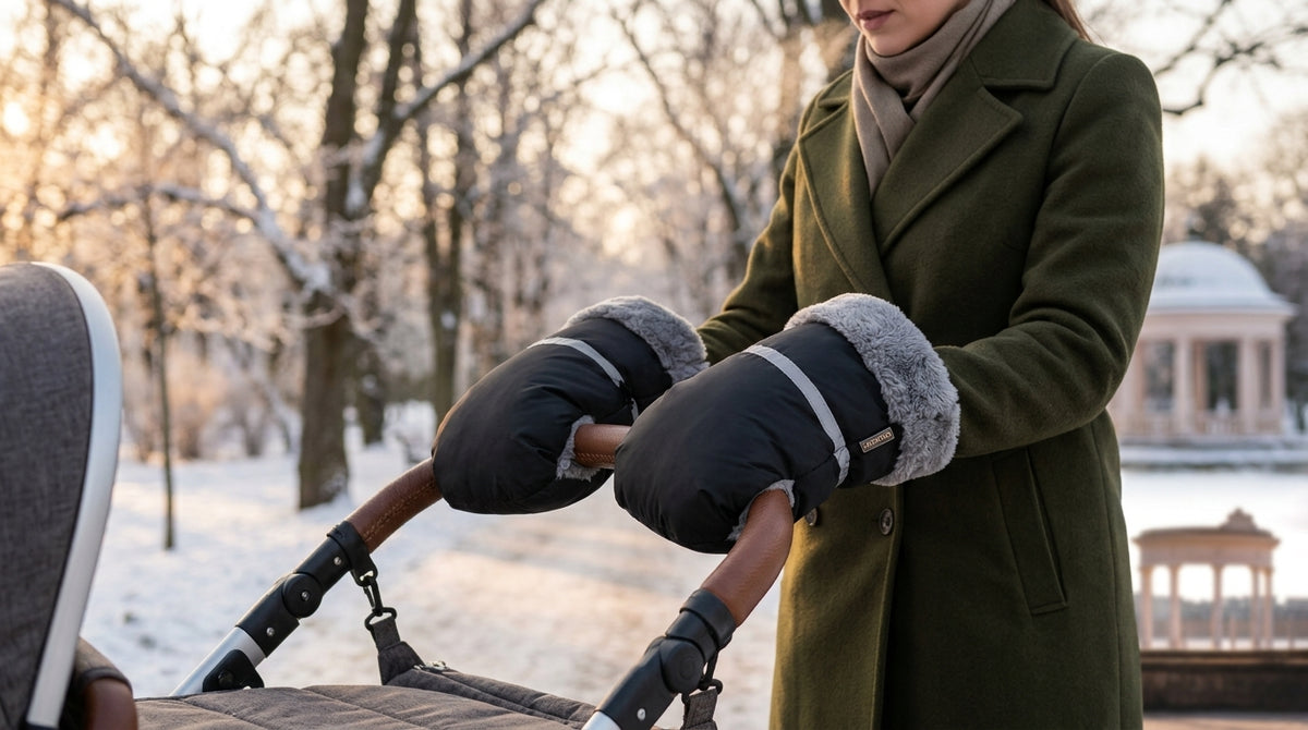 Homord stroller hand warmers, stroller mitten-Turn freezing winter walks into warm, serene moments.