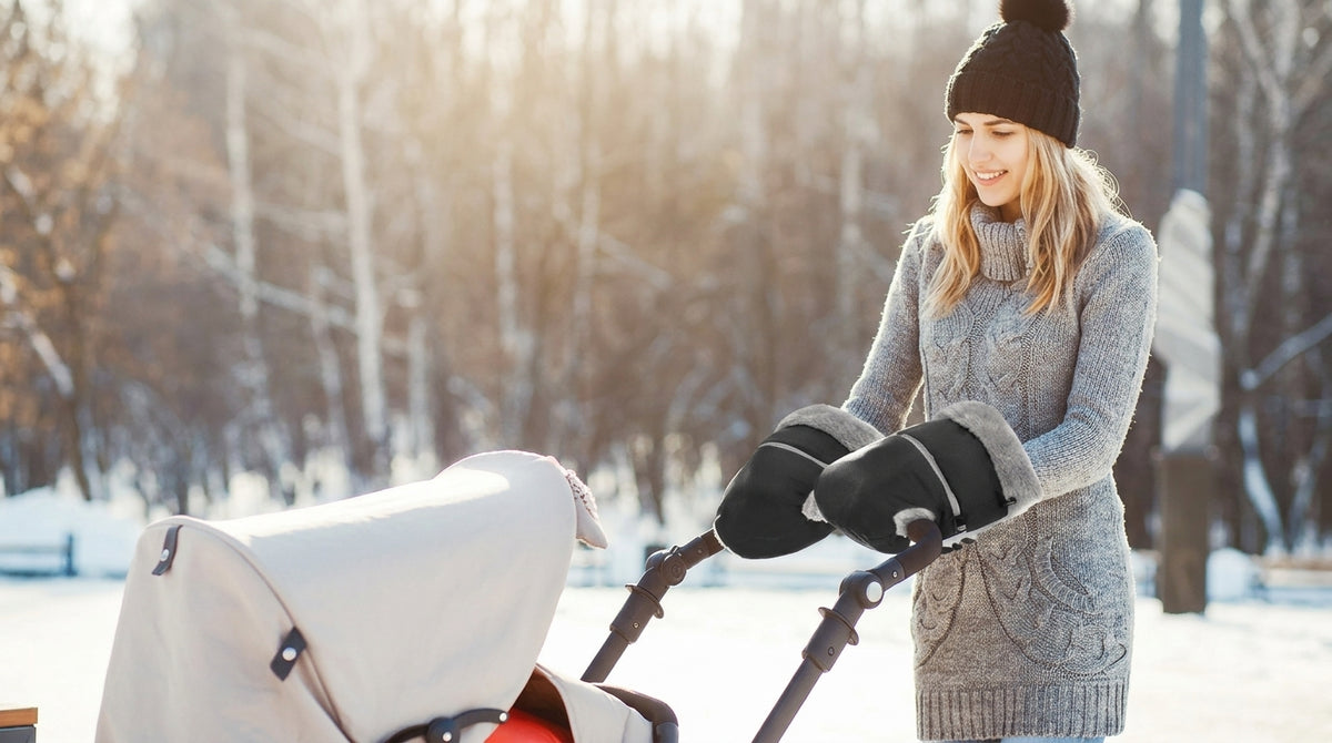 Homord stroller hand warmers, stroller mitten-Turn freezing winter walks into warm, serene moments.