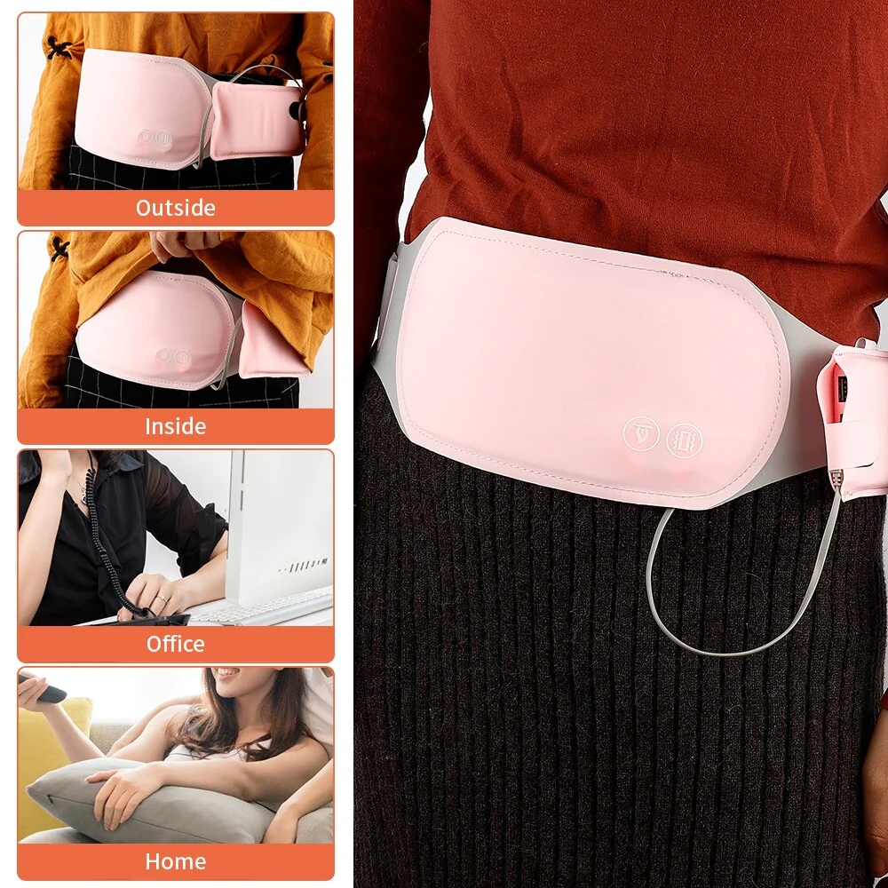 Washable Foreverlily Heated Waist Belt, USB, 3 Heat Levels