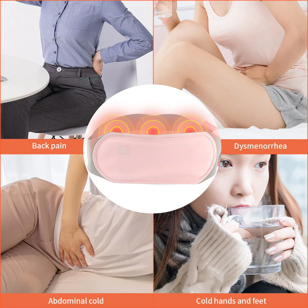 Washable Foreverlily Heated Waist Belt, USB, 3 Heat Levels