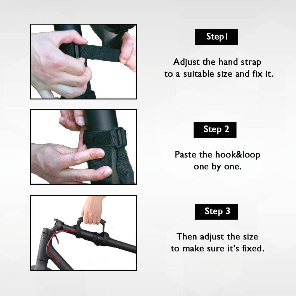 Kick Scooter Shoulder Carrying Strap - Adjustable Carrier Belt for Moving Balance Bike, Beach Chair, Foldable Bike, Ski Board
