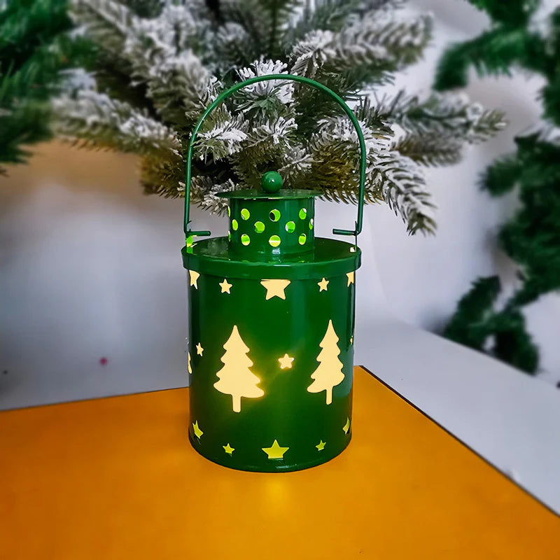 Small LED Christmas Lantern Candles 