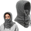 Plüsch Sturmhaube Damen Herren Kapuzenschal Winter Thermo Skimaske Mit Nackenwärmer Multifunktionale Wolle Balaclava Wintermütze Damen Unisex Für Sport Und Outdoor