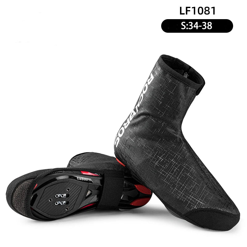 Winter Cycling Shoe Cover MTB Warmer Overshoes Bike Bicycle Shoes Covers Reflective Windproof Waterproof Protector