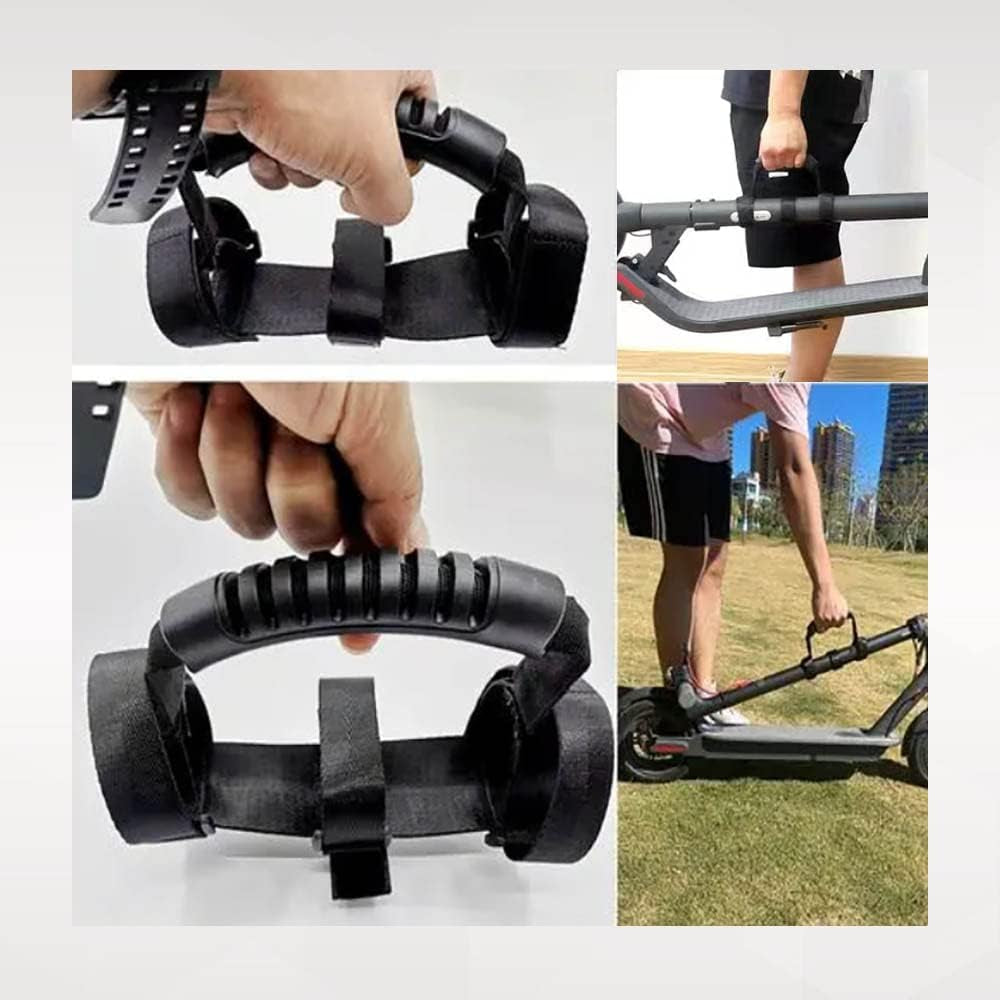 Kick Scooter Shoulder Carrying Strap - Adjustable Carrier Belt for Moving Balance Bike, Beach Chair, Foldable Bike, Ski Board