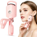 Wimpernzange Beheizbar, Heated Eyelash Curler– Natürliche 24H-Krausung, Gewölbtes Design Passend Zur Augenform, Tragbar Mit Type-C Aufladung