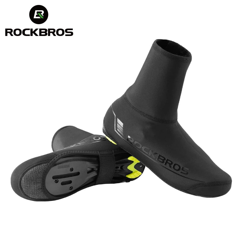 Winter Cycling Shoe Cover MTB Warmer Overshoes Bike Bicycle Shoes Covers Reflective Windproof Waterproof Protector