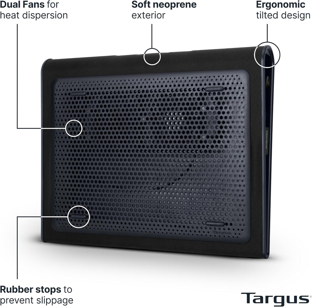 Targus AWE55GL Laptop Kühler Cooling Pad/Lap Chill Mat 15-17"