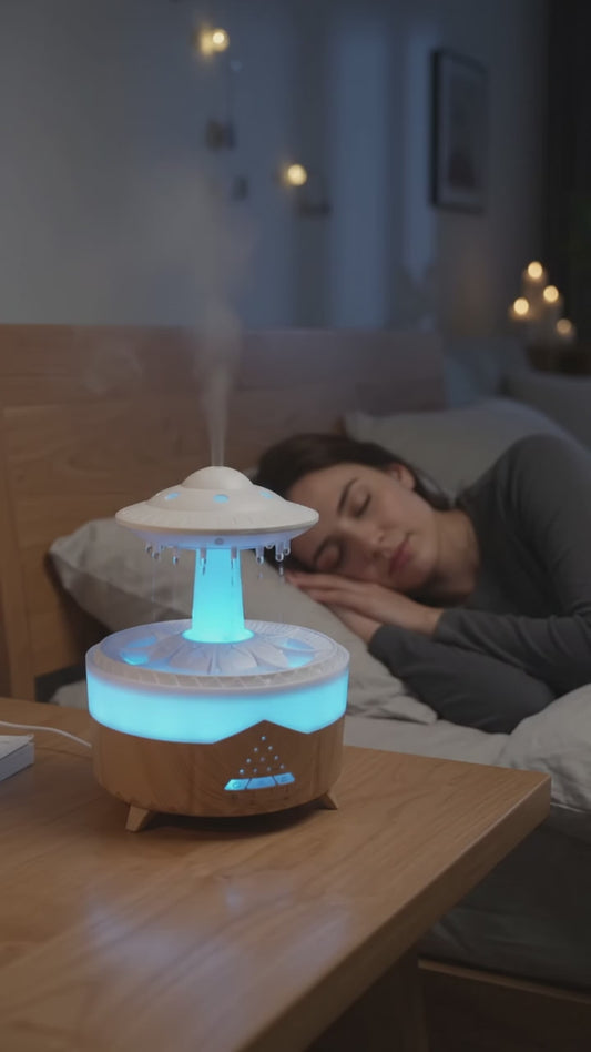 Cloud Acoustic Mist Diffuser & Ambient Nightlight