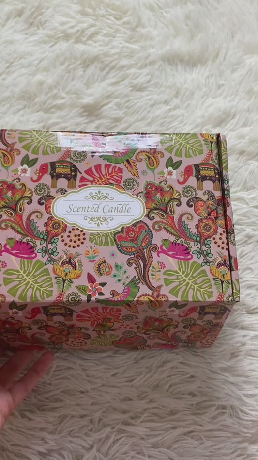 Scented Candle Gift Set, Set of 6, Soy Wax